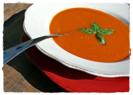 Velouté de tomates... du jardin recettes Velouté de tomates... du jardin