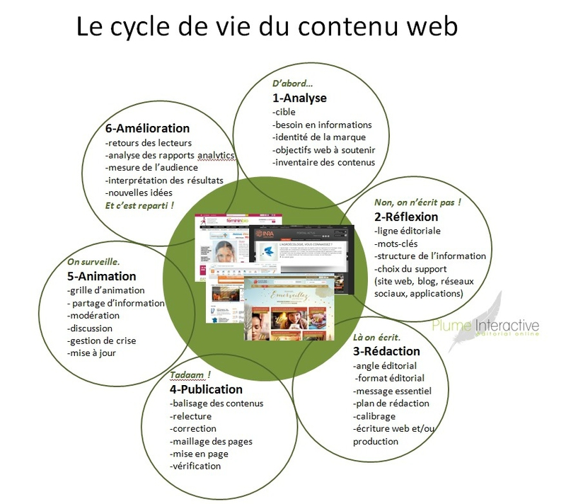 Le cycle de vie du contenu web -ok