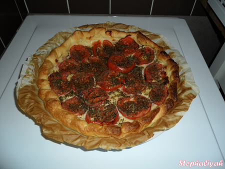 Tarte à la tomate béchamel -- 15 octobre 2012