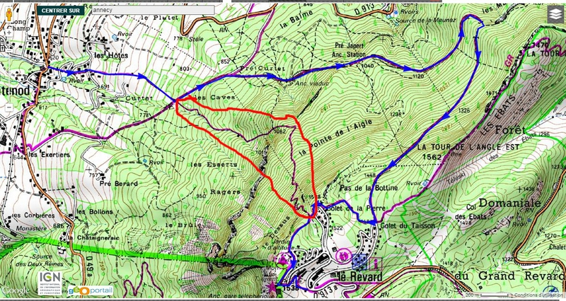 parcours mont revard 2