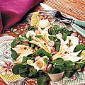 Salade de <b>raie</b> tiède aux deux radis
