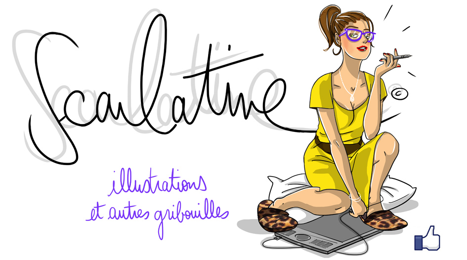 Lunettes les illustrations de scarlatine