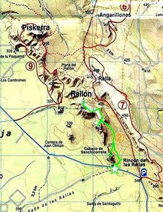002 Carte de la région de la Piskerra et du Rallon