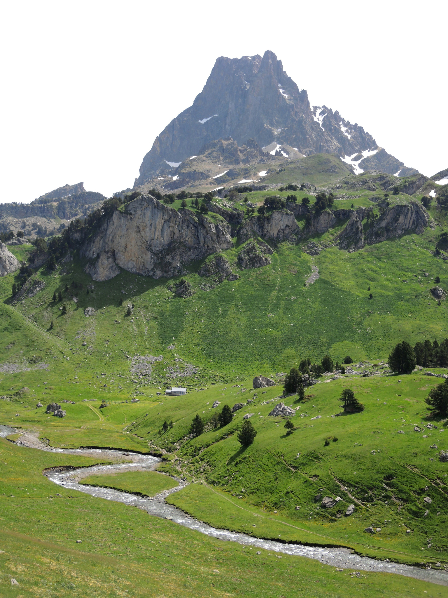 Lacs d'Ayous, Pic du Midi d'Ossau, cabane de Cap de Pount et Gave de Bious (64)