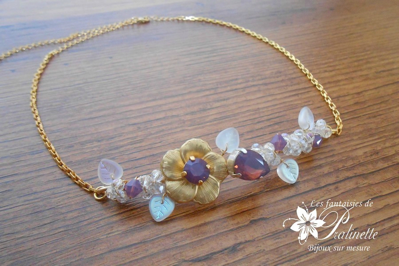 headband-bijoux-mariage-brodé-fleur-dorée-cristaux-swarovski-sur-chaine-2