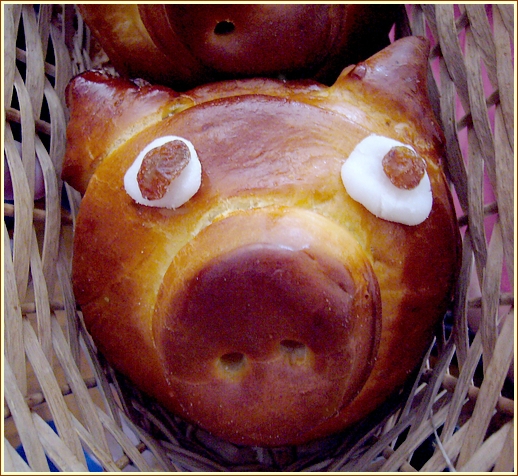 Brioche cochon
