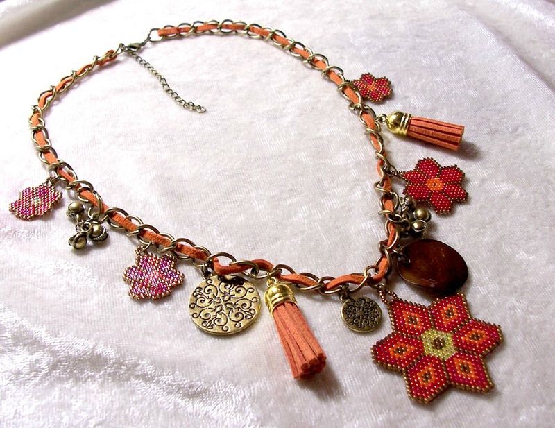 Collier Gypsi flower 4