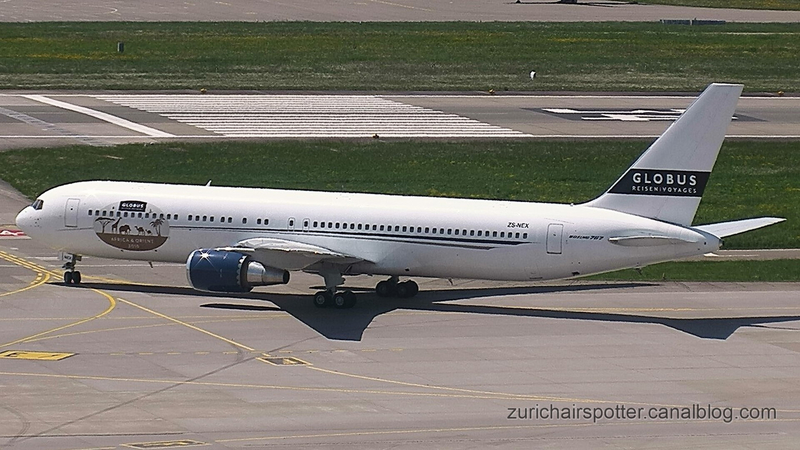 Boeing 767-35D(ER) (ZS-NEX) Globus Reisen-Voyages