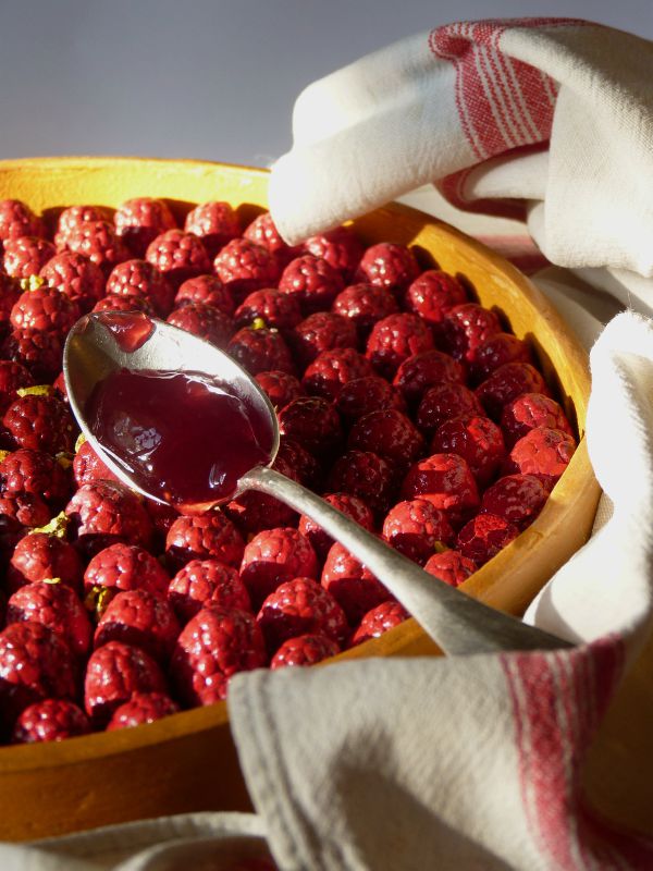 Tarte aux framboises