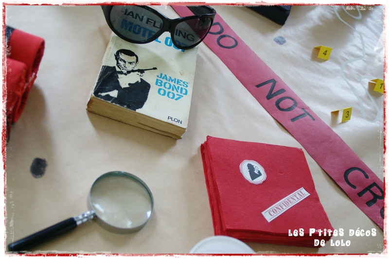 déco table agents secrets3