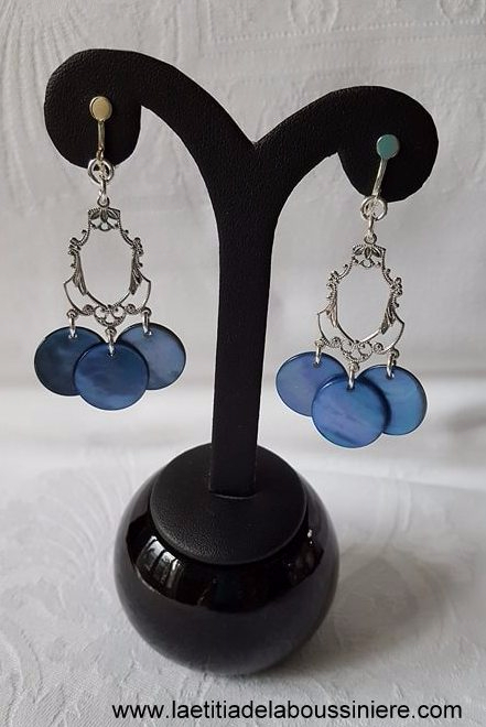 BO Sophie (argenté et bleu clair) - 15 €