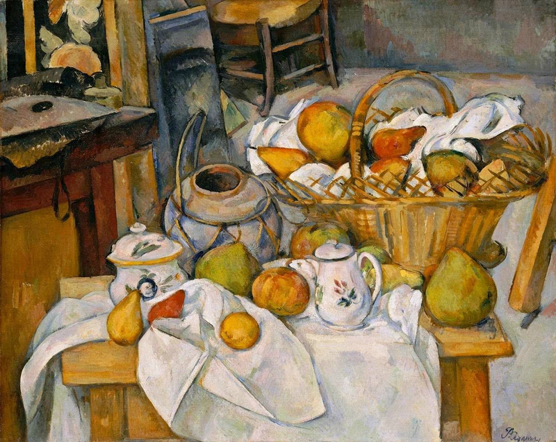 Cézanne, la table de cuisine, 188-90