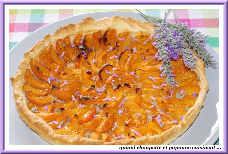 tarte aux abricots et à la lavande-4548