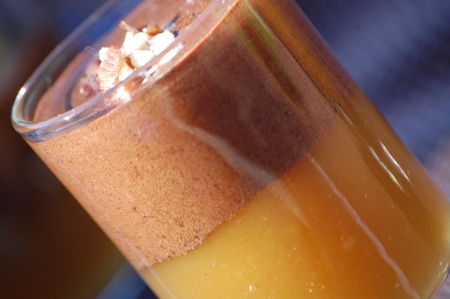 Caramel de pommes et chocolat recettes dessert Duo caramel de pommes et chocolat