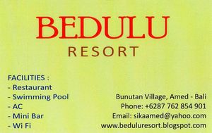 Bedelu resort
