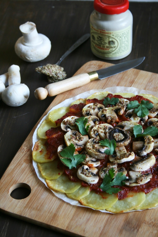 Pizza 100% pommes de terre - passion culinaire 1