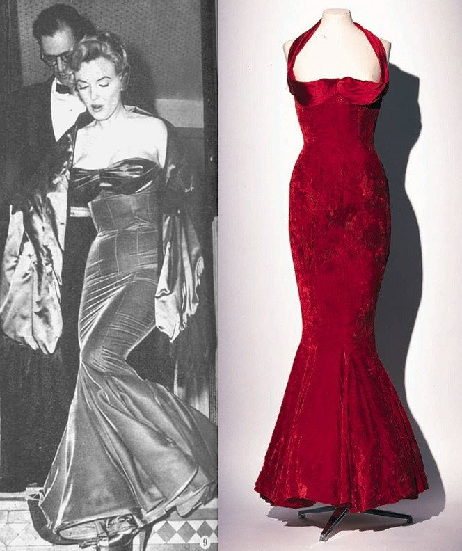 Oleg_Cassini-dress_red_velvet_spaghettis-same_style-1956-london