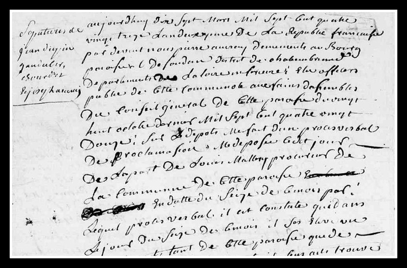 Soudan rassemblement 1793