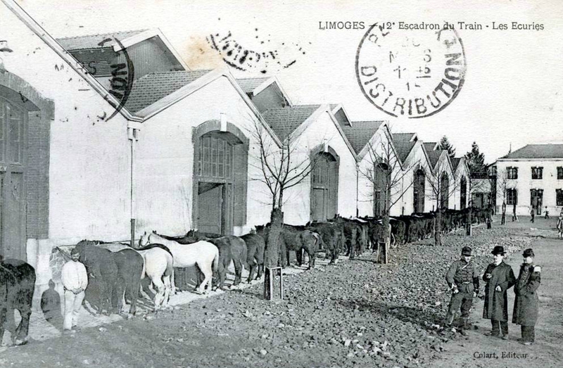 1916-07-25 - 12e escadron du train à Limoges