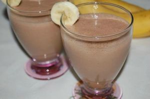 smoothie bananes chocolat