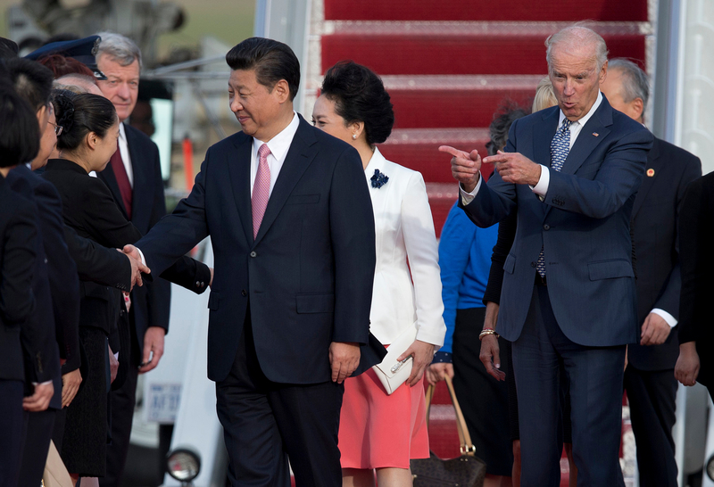 Joe Biden vp & Xi Jinping official visit