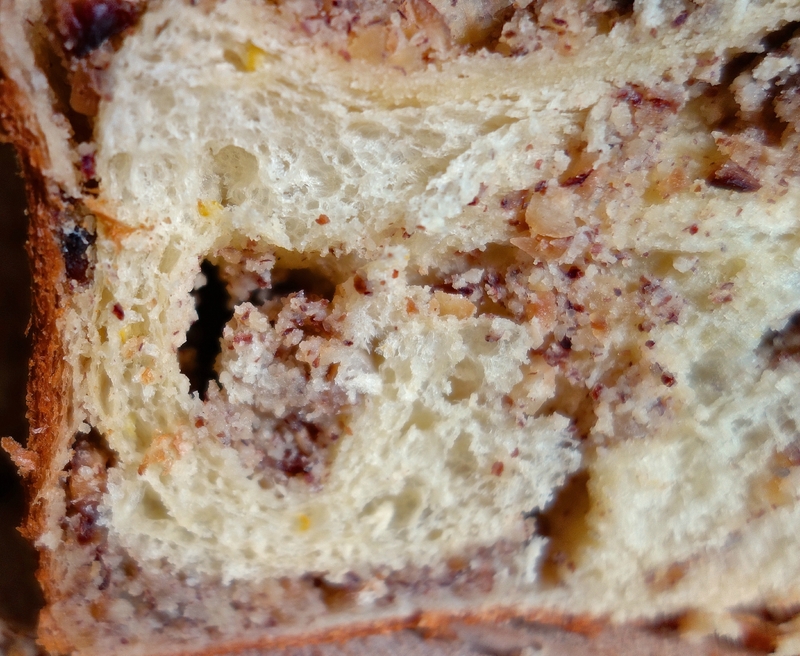 brioches bicolores : à la noisette