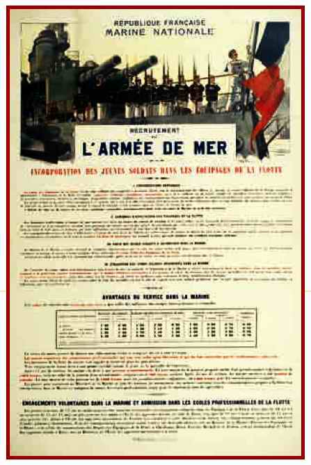 recrutement armée de mer