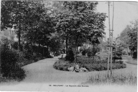 Square des écoles 1904