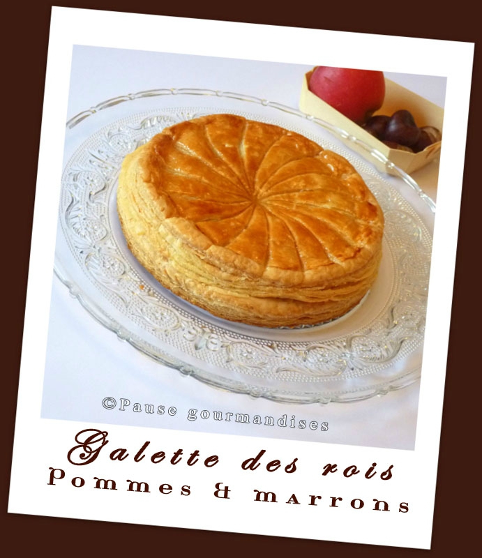 Galette des rois pommes marrons (2)