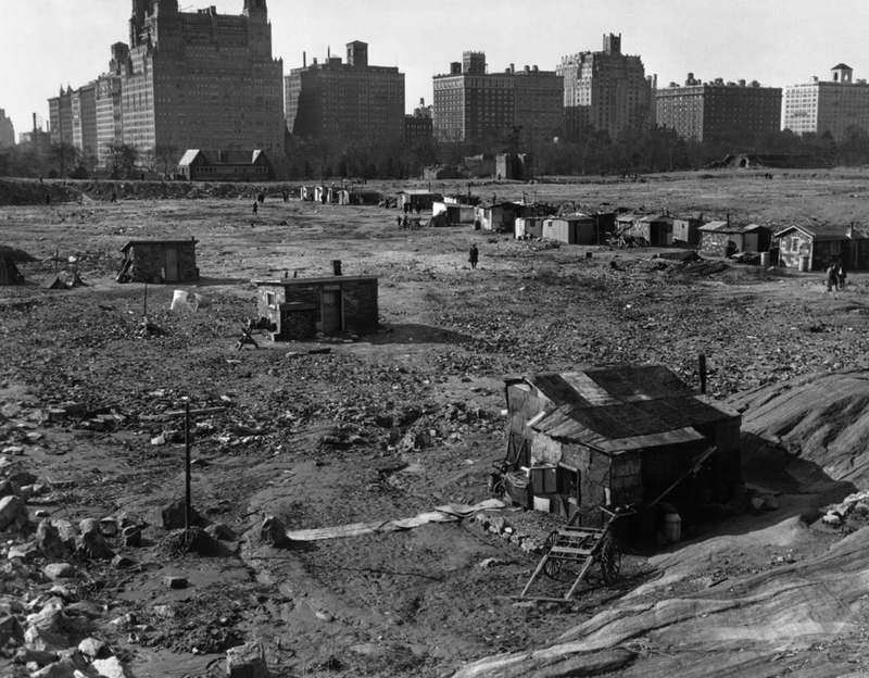central-park-1930 empty reservoir