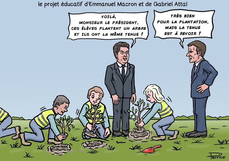 Macron et ses projets éducatifs - 07 septembre 2023