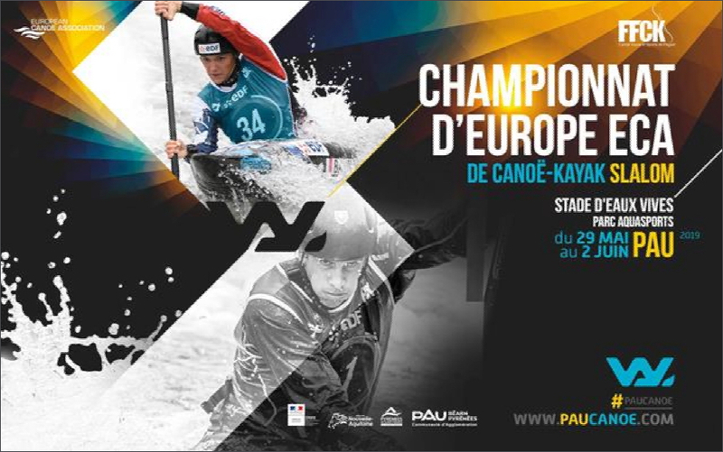 AFFICHE PAU 2019 Ch Europe ECA