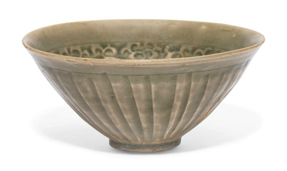 A moulded Yaozhou bowl, Song dynasty (960-1279)