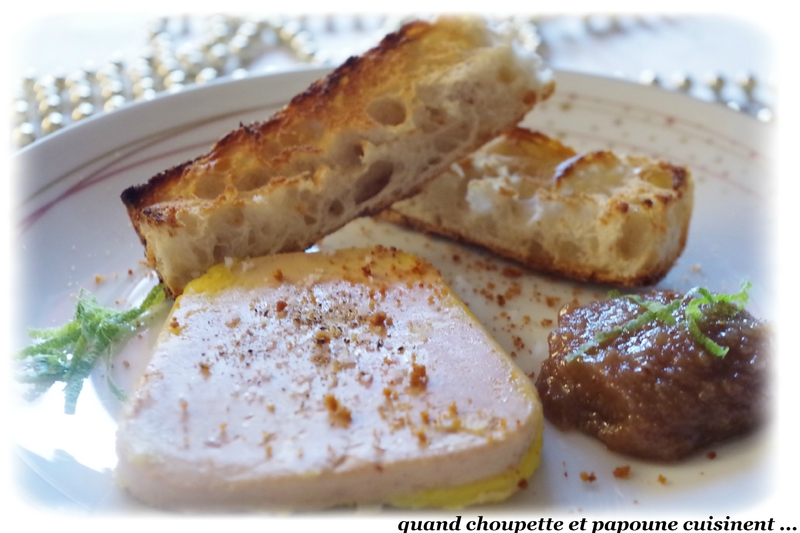 foie gras de canard et sa confiture délice fruitier de Noël-6306
