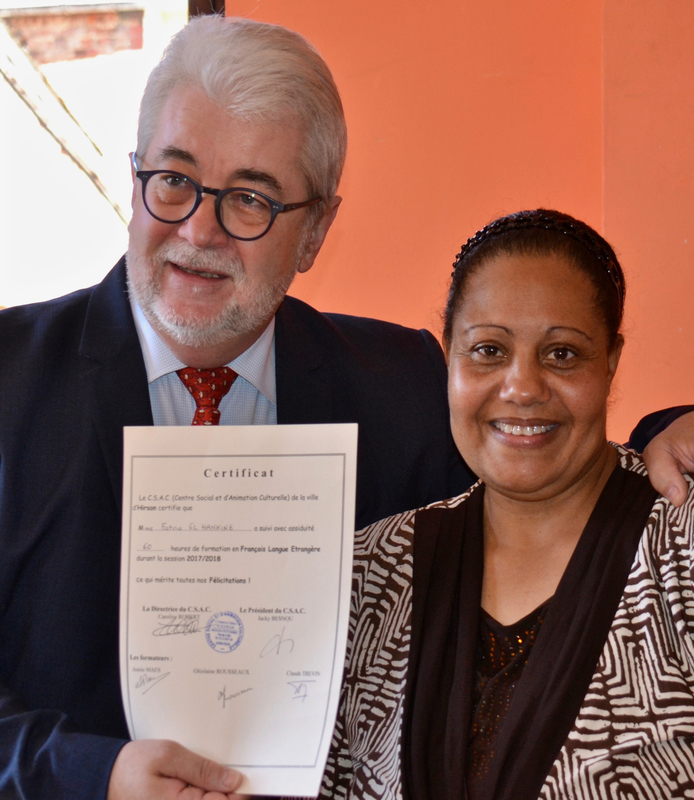 CSAC ALEP 2018 REMISE CERTIFICATS Fatna