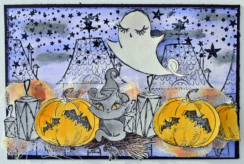 blogorel carte halloween fantome loreeduscrap