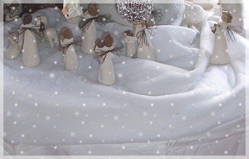 La crèche Du Noël blanc