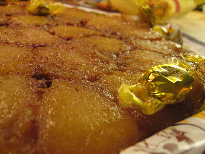 Tarte tatin aux Werther's Echte & Toffees