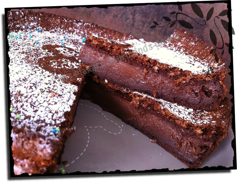 Gâteau magique au chocolat 13 avril (2b)