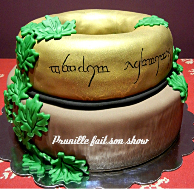 gateau seigneur des anneaux prunillefee