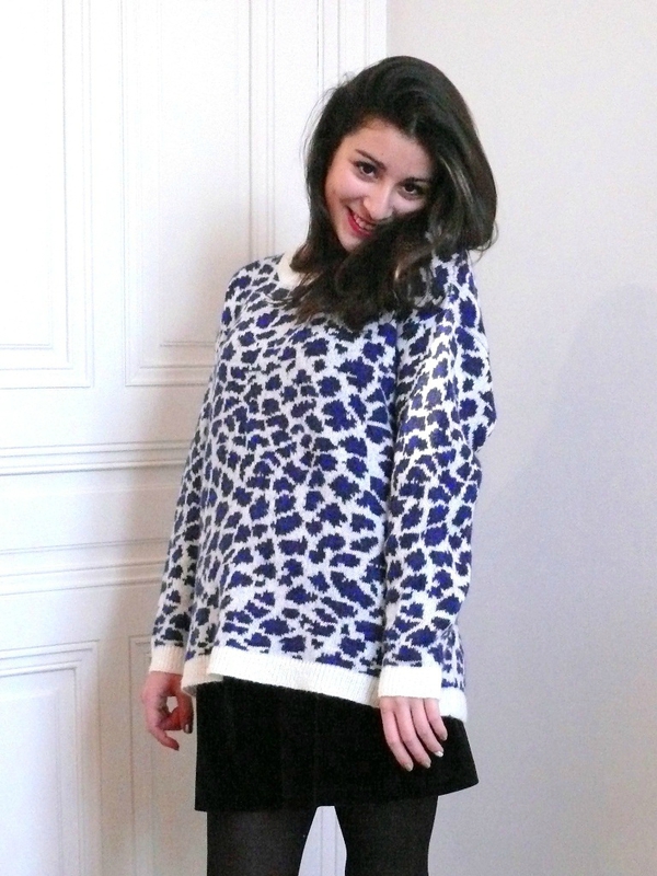 Jupe velours fluide