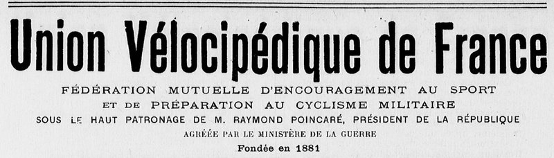 1913 04 Bulletin Union Vélocipédique de France R