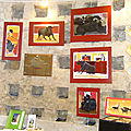 EXPOSITIONS AU PIGEONNIER : <b>art</b>, mosaïque, sculpture, broderie...- <b>ART</b> EXHIBTIONS AT THE DEVECOTE always nice to discover