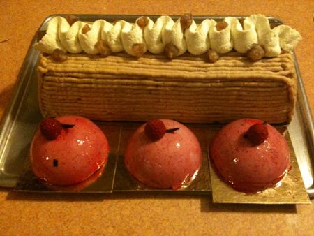 buche mousse Fruits rouges