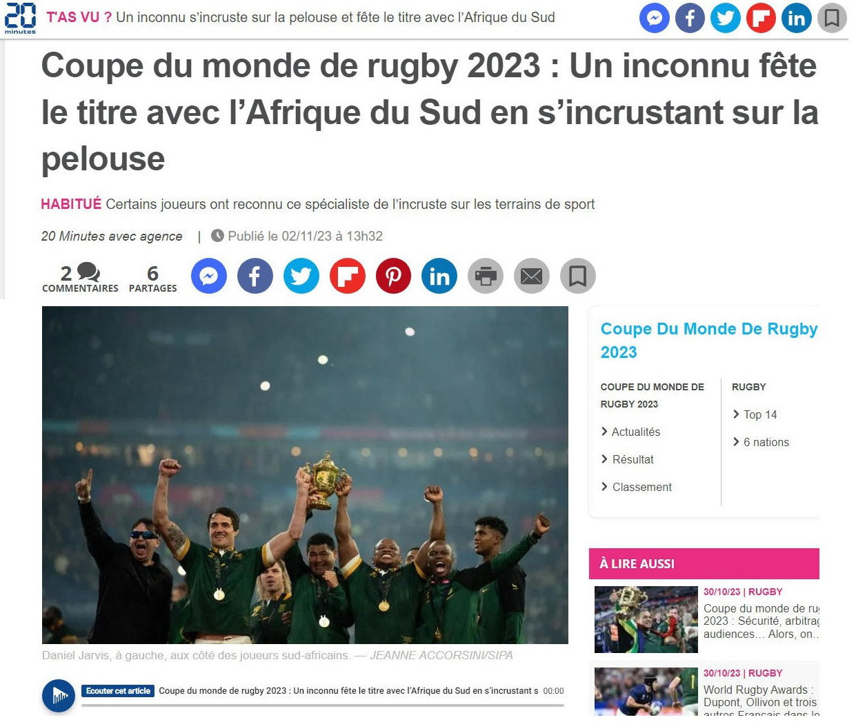 Soudain un inconnu