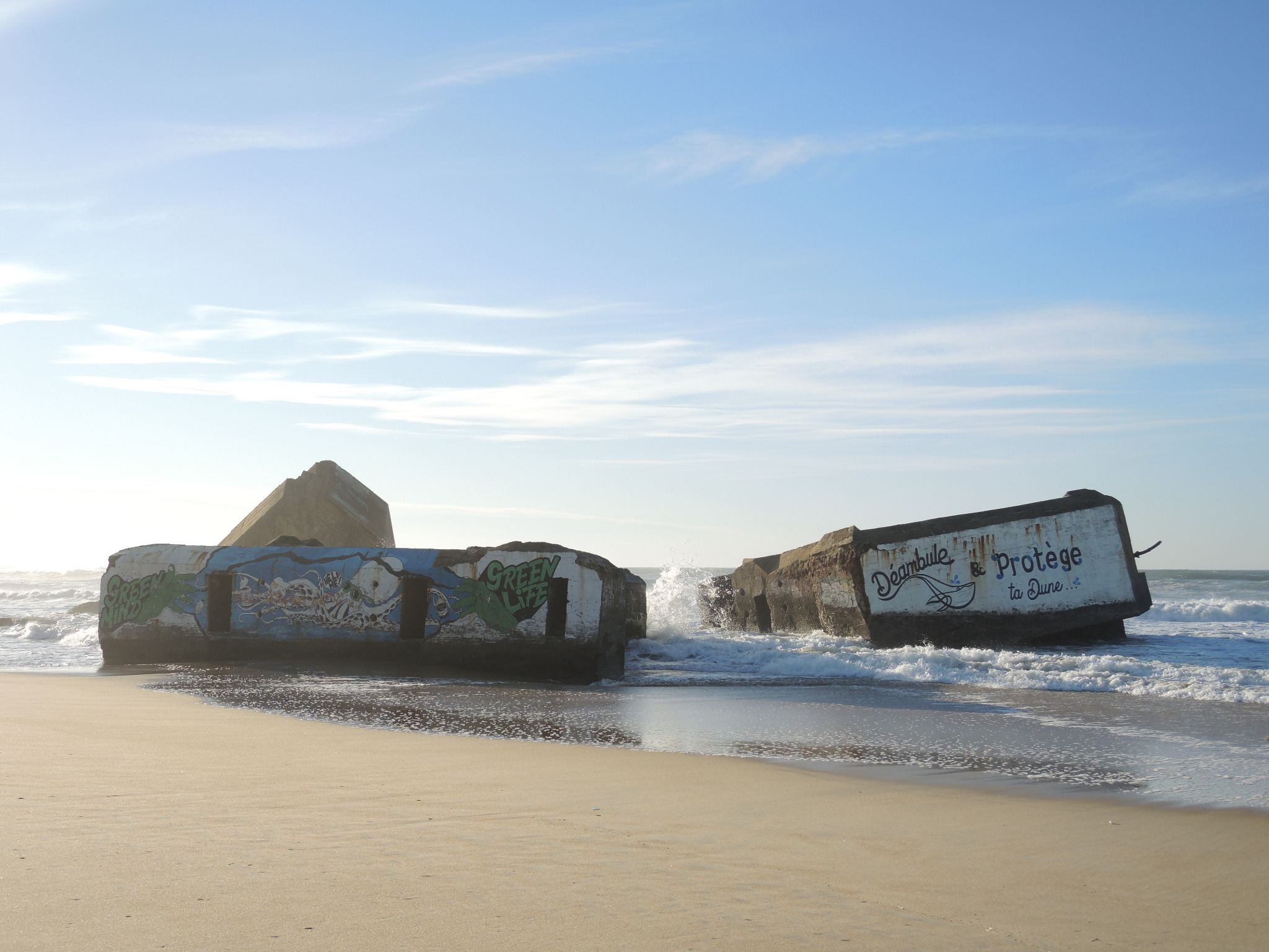 Capbreton, plage de la Piste, blockhaus 2020 (40)