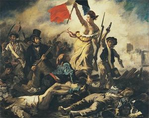 La Liberté guidant le peuple-1830