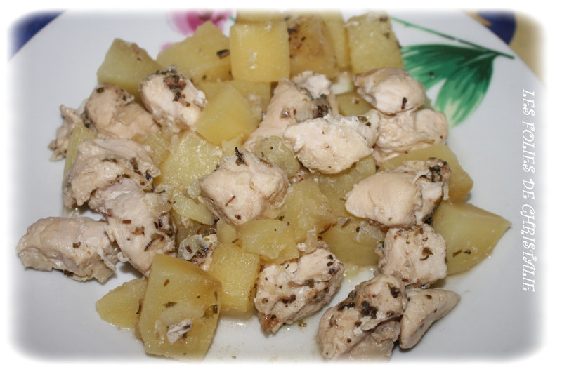 Cocotte poulet pommes de terre Cookéo 4