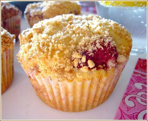 Cake framboise amarettis