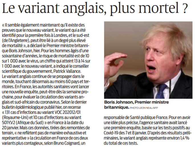 2021 01 23 SO Le variant anglais plus mortel